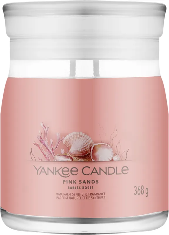 Scented Candle in Jar 'Pink Sands', 2 wicks - Bath and Body