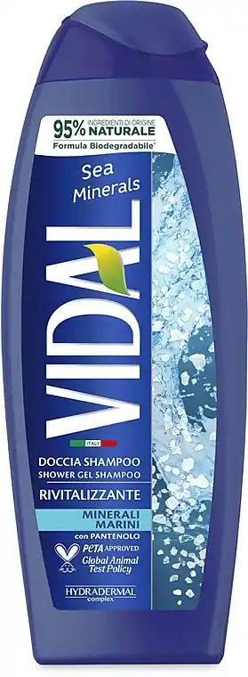 2in1 Sea Minerals Shower Gel Shampoo - Bath and Body