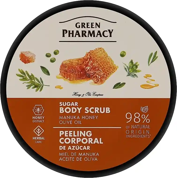Manuka Honey & Olive Oil Sugar Body Scrub - Bath and Body