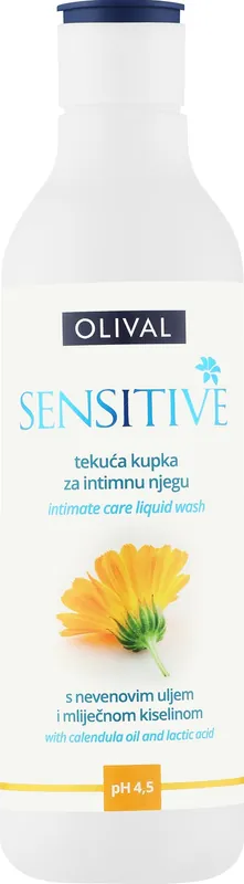 Intimate hygiene emulsion with calendula oil and lactic acid - Bath and Body