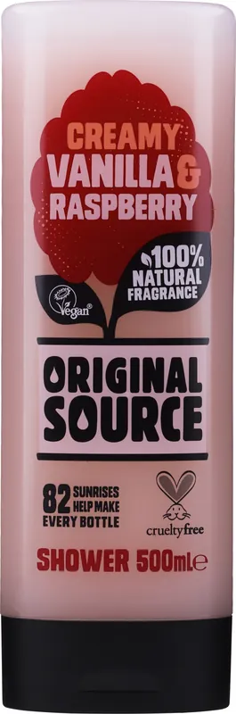 Shower Gel with Vanilla and Raspberry - Bath and Body