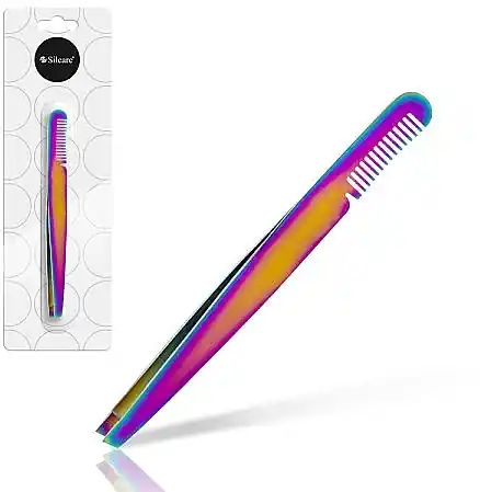 Thin Tweezers with Comb, multicolor - Accessories