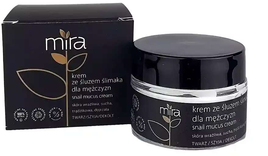 Men's Face Cream with Snail Mucin - Skin Care Products