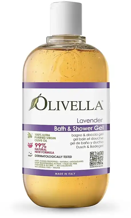 Lavender Olive Oil Shower Gel - Bath and Body