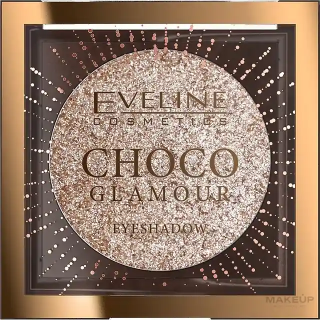 Eveline Cosmetics Choco Glamour Eyeshadow (21 Crystal White) - Makeup