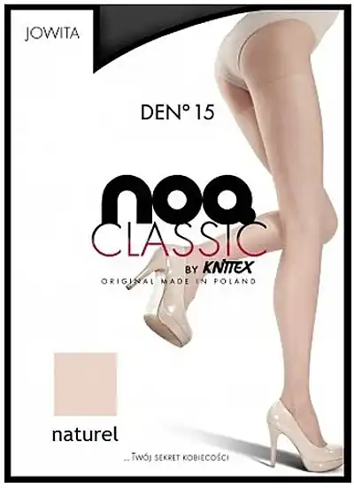 Women Tights "Jowita" 15 Den, naturel - Clothes