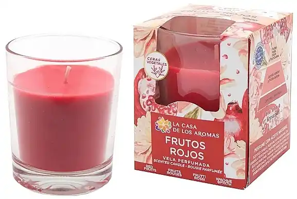 Red Fruits Scented Candle - Bath and Body