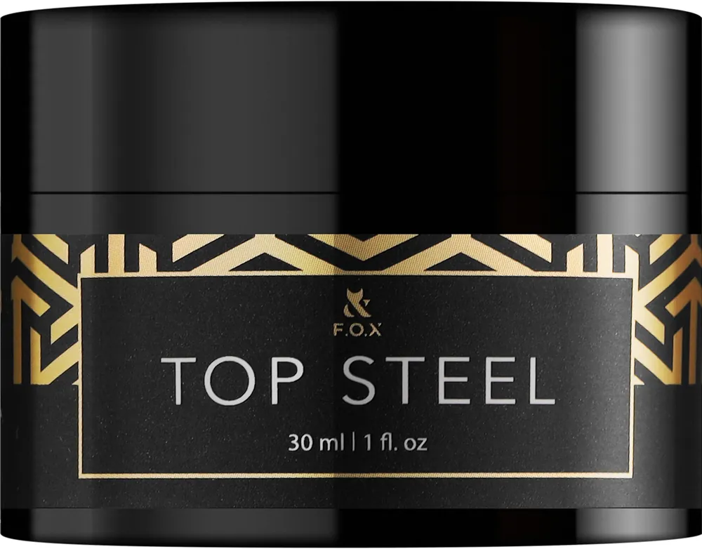 Steel Top Coat (jar) - Nails
