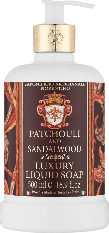 Natural Liquid Soap "Patchouli & Sandalwood" - Bath and Body
