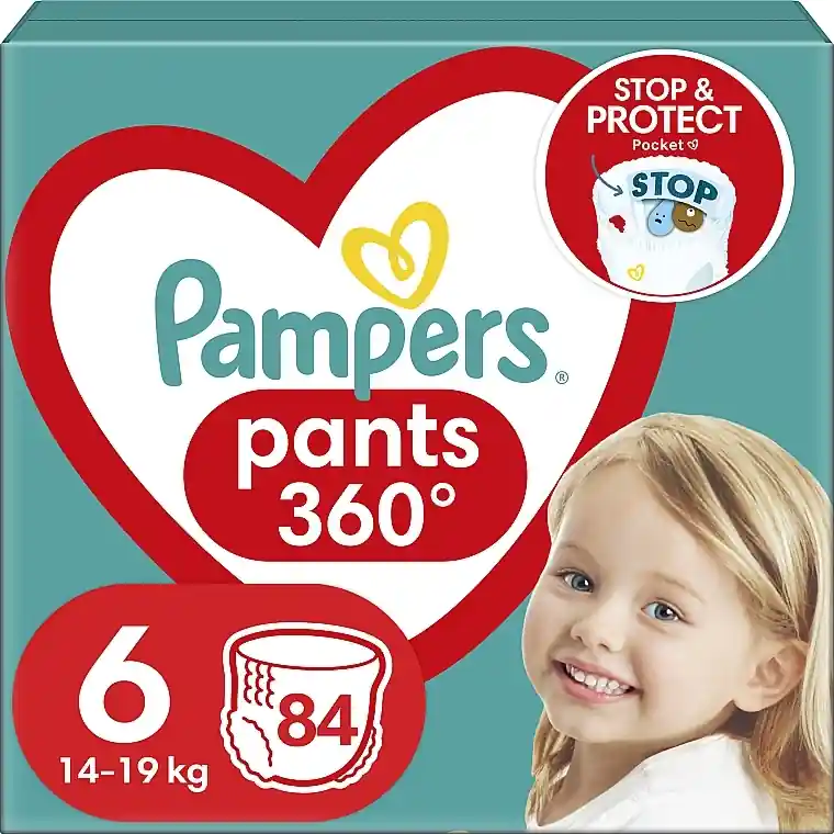 Diaper Pants, size 6, 15+ kg, 84 pcs - Health & Care