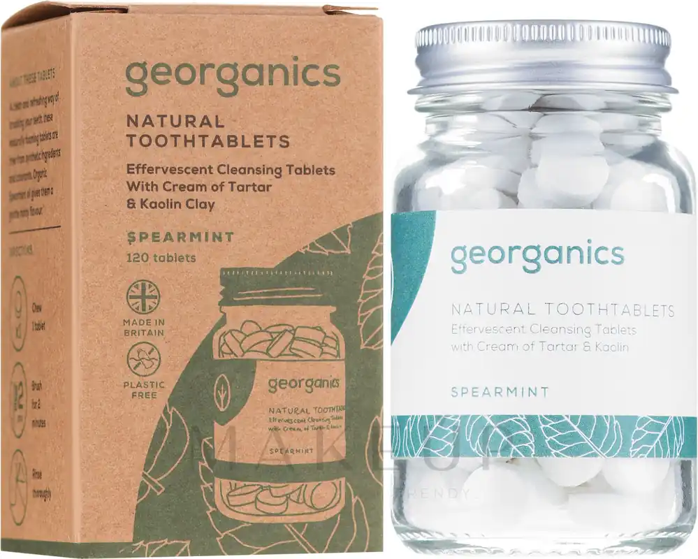 Tooth Cleansing Tablets "Spearmint" - Bath and Body