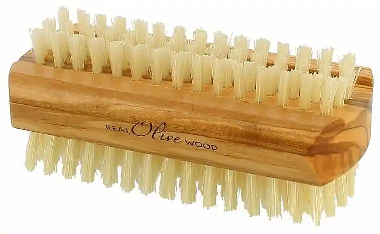 Olive Wood Hand & Nail Brush - Accessories