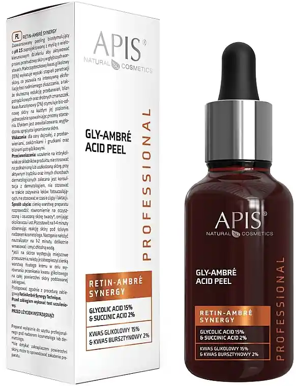 Face Peeling with 15% Glycolic Acid & 2% Succinic Acid - Skin Care Products