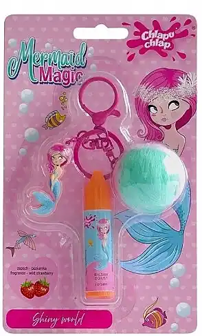 Chlapu Chlap Mermaid Magic Wild Strawberry Lip Balm - Makeup