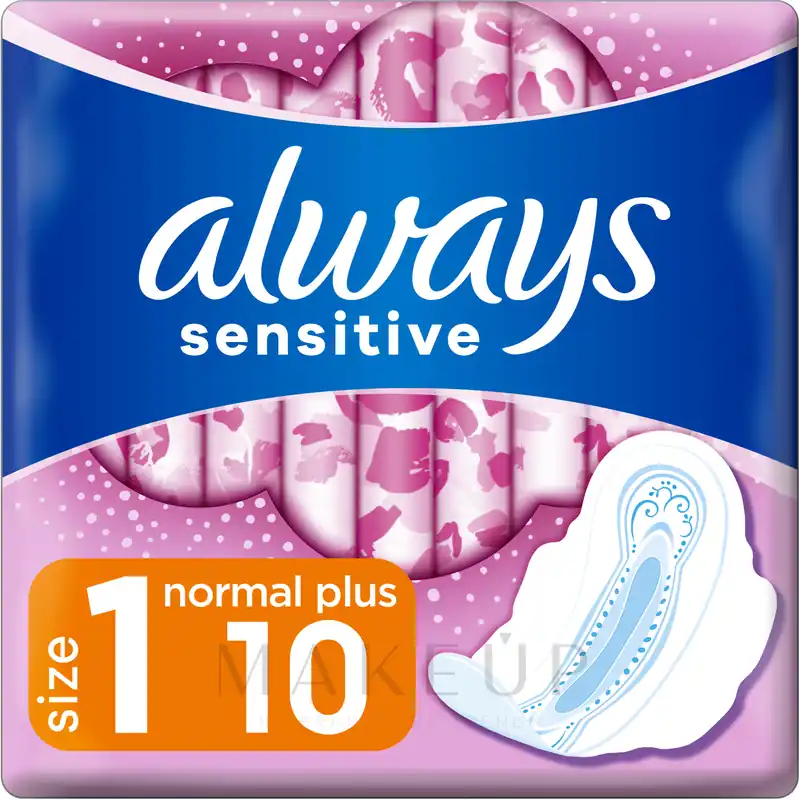 Sanitary Pads, 10pcs - Bath and Body