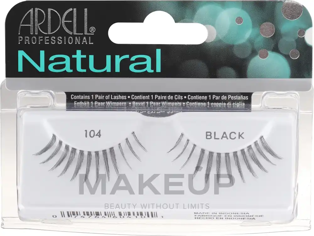 Ardell Natural Lashes Black 104 - Makeup