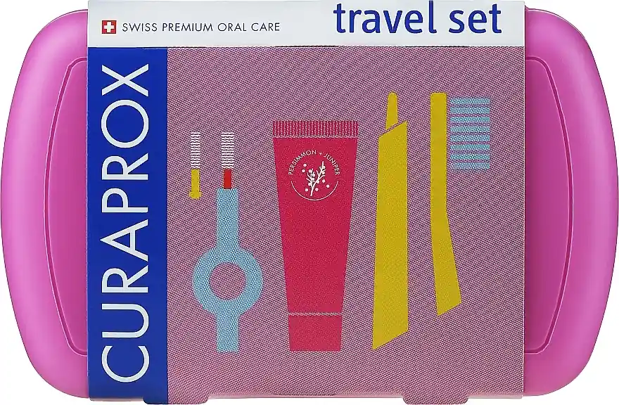 Oral Hygiene Travel Kit, pink - Bath and Body