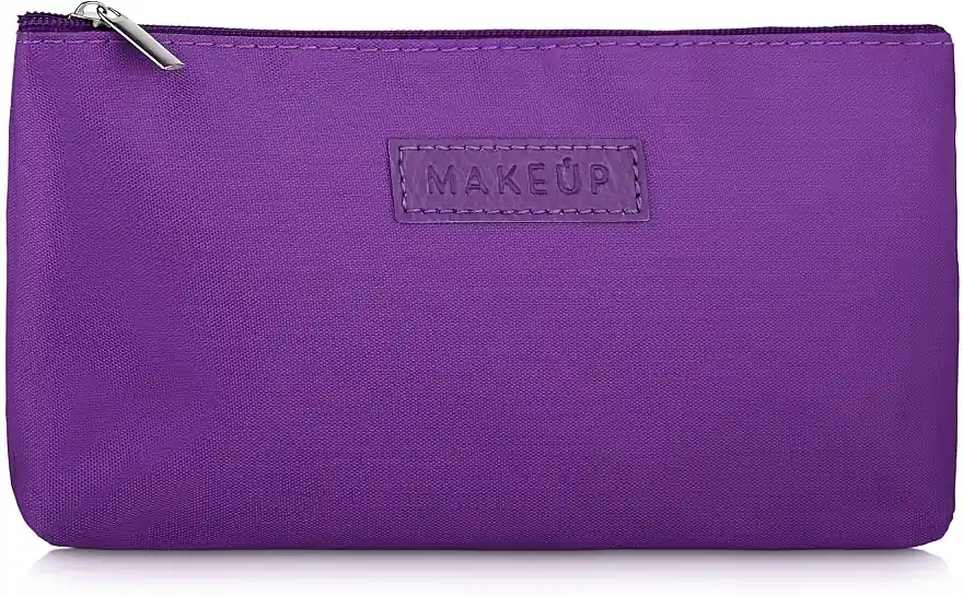 Girl's Travel Flat Beauty Bag, Purple - Accessories