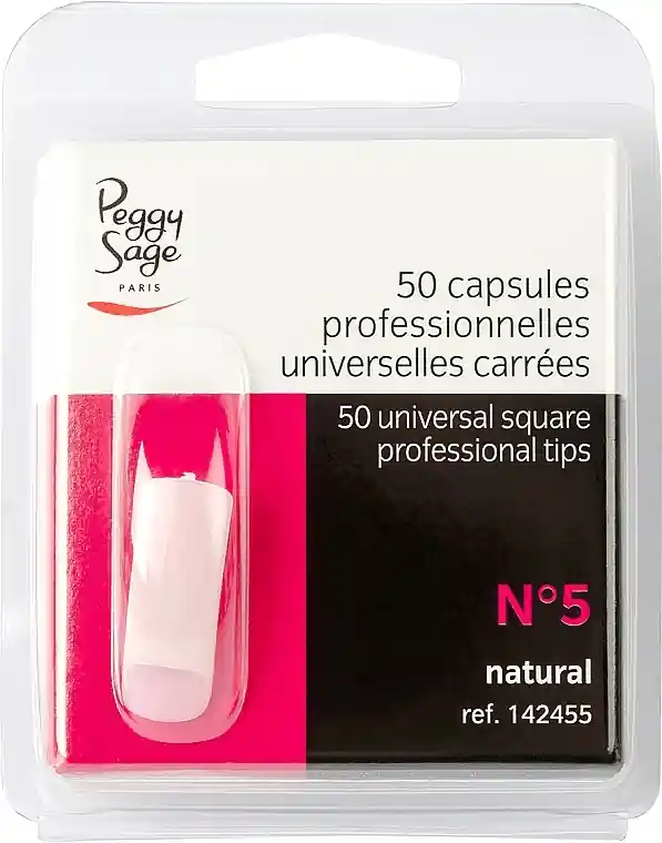 Universal Square Tips #5, 50 pcs - Nails