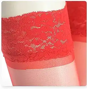 Stockings 'Ar Silvi' 15 Den, rosso - Clothes