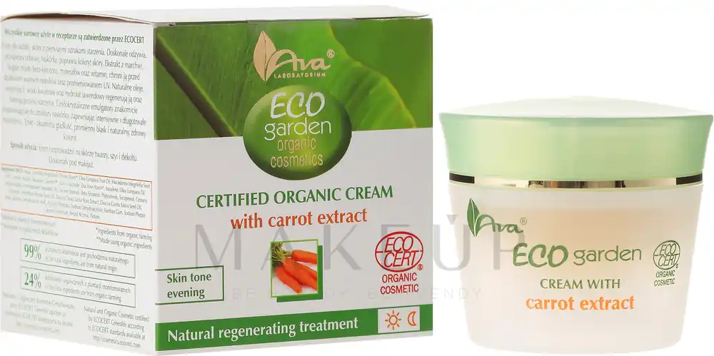 Cream with Carrot Extract 30+ - Skin Care Products