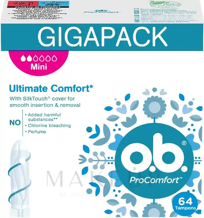 Mini Tampons, 64 pcs - Bath and Body