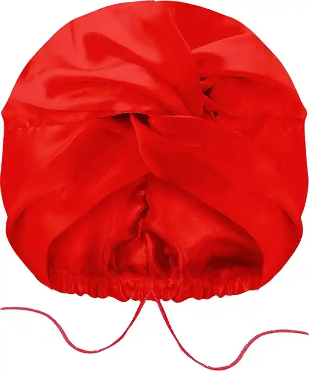Satin Hair Bonnet, red - Accessories