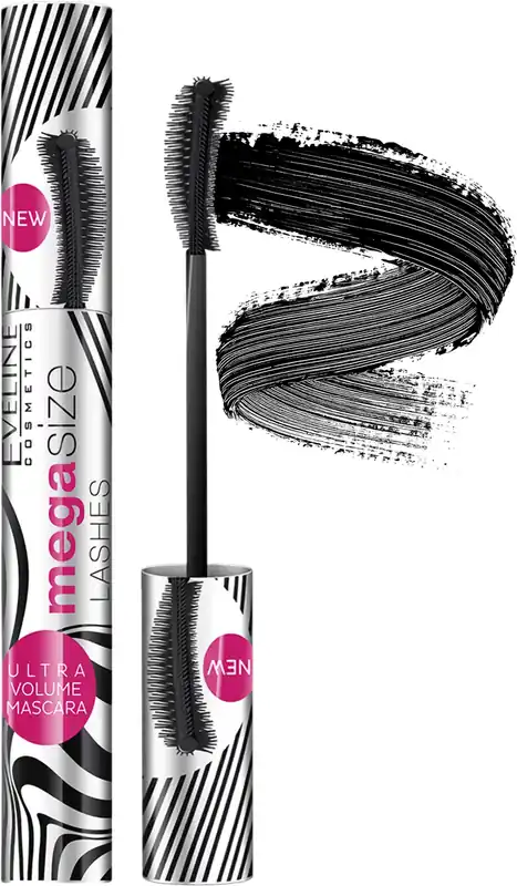 Eveline Cosmetics Mega Size Lashes Ultra Long Volume Mascara - Makeup