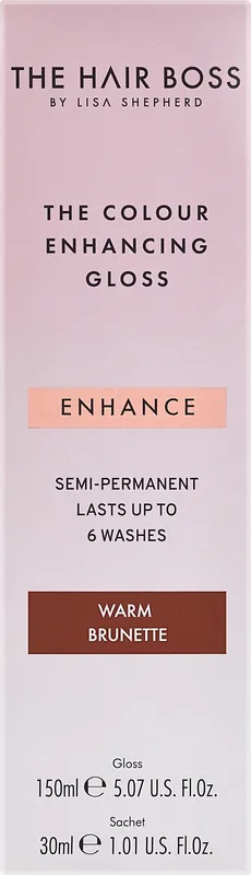 Color Enhancing Gloss Warm Brunette - Hair