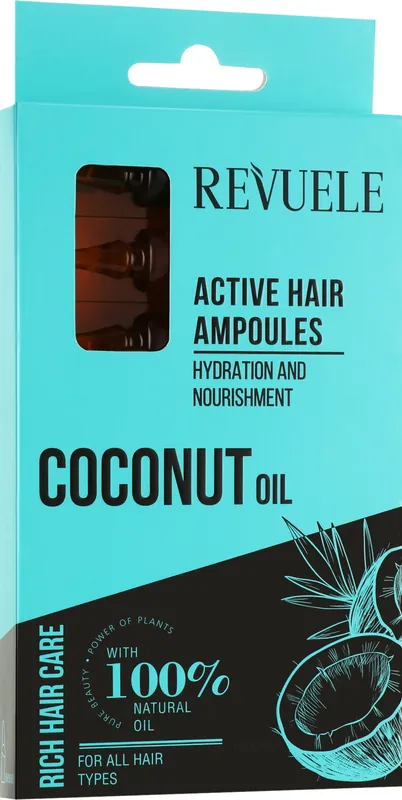 Active Hair Ampoules with Coconut Oil