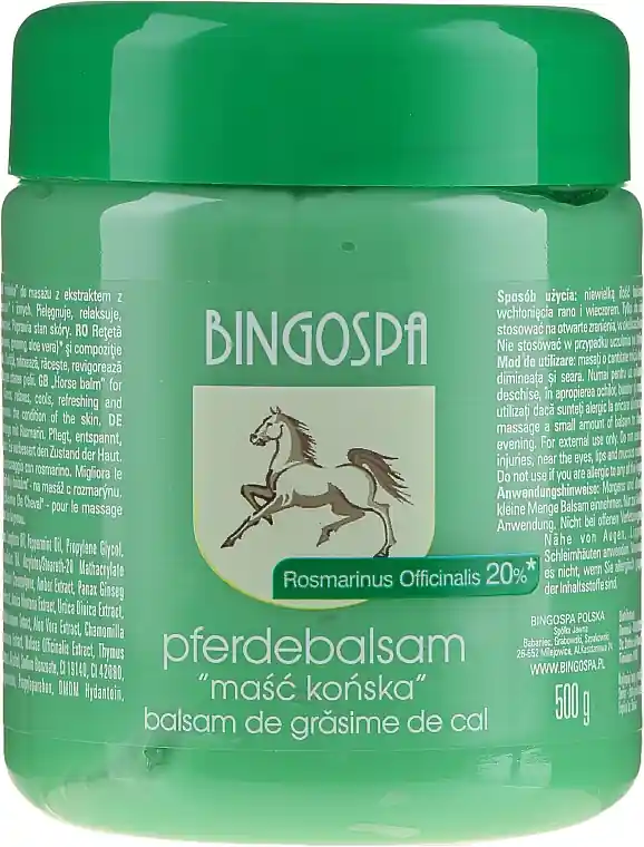 Horse Ointment with Rosemary Extract - Bath and Body