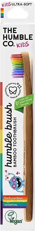 Rainbow Kids Bamboo Toothbrush, ultra-soft