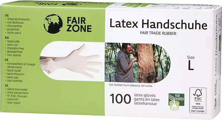 Non-Sterile Non-Powdered Latex Gloves, size L