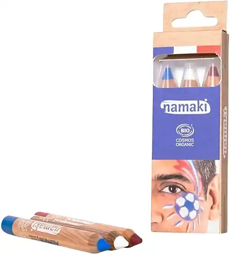 Face Makeup Pencils, blue, white, red - Skin Care Products