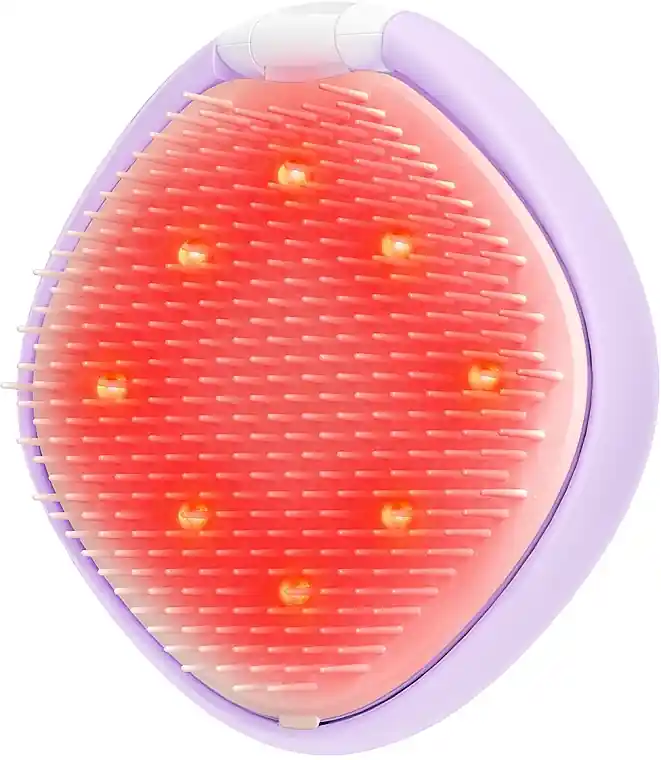 LED Hair Brush, purple - Accessories