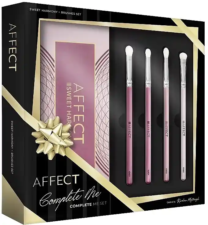 Affect Complete Me Set (palette/12x2g + brush/4pcs) - Makeup