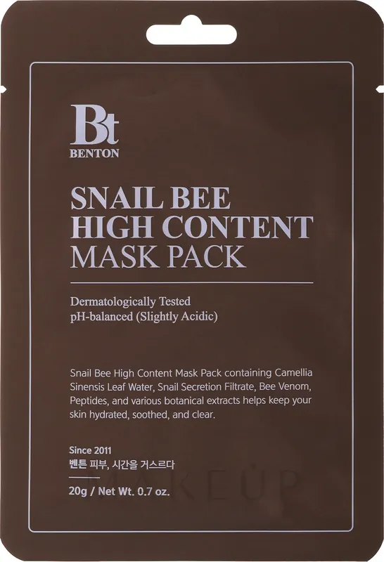 Snail & Bee Venom High Content Mask - Skin Care Products