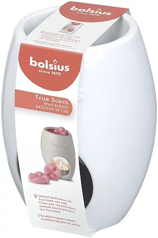 Oval Aroma Lamp, white - Bath and Body