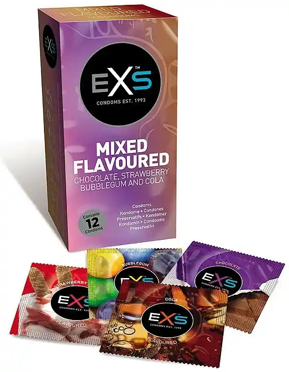 Flavoured Condoms, 12 pcs. - Health & Care