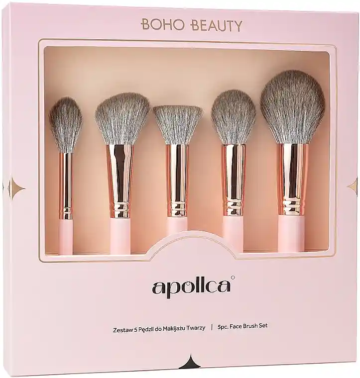 Makeup Brush Set, 5 Pieces - Accessories
