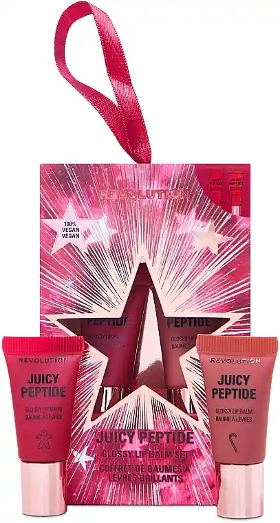 Makeup Revolution Juicy Peptide Mini Lip Balm Gift Set (lip/balm/2x4.5ml)
