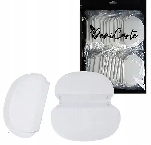 Sweat-Resistant Clothing Pads, white