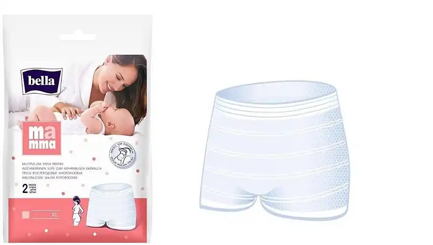 Reusable Postpartum Panties, 2 pcs, XL - Bath and Body