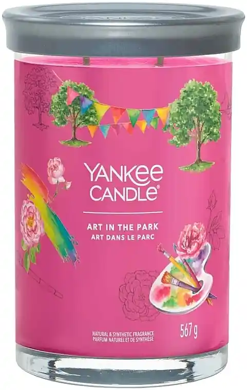 Scented Candle in Glass 'Art In The Park', 2 wicks - Bath and Body