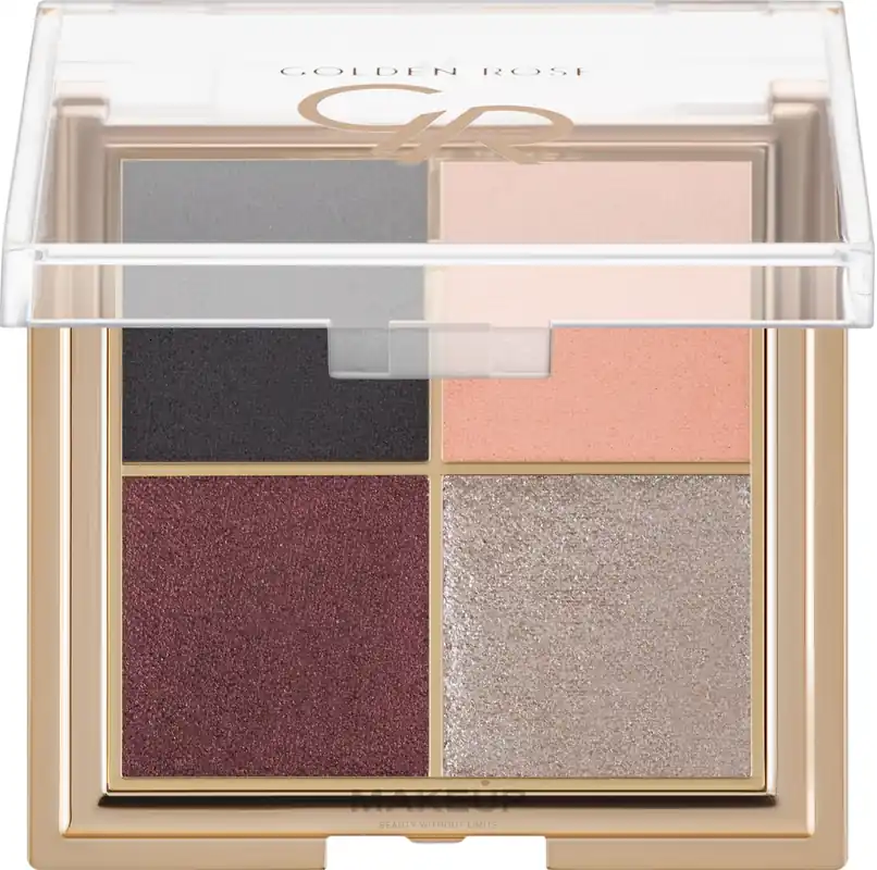 Golden Rose Quattro Eyeshadow Palette - Makeup
