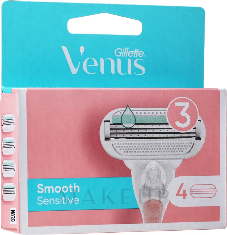 Replaceable Shaving Cassettes, 4pcs - Men