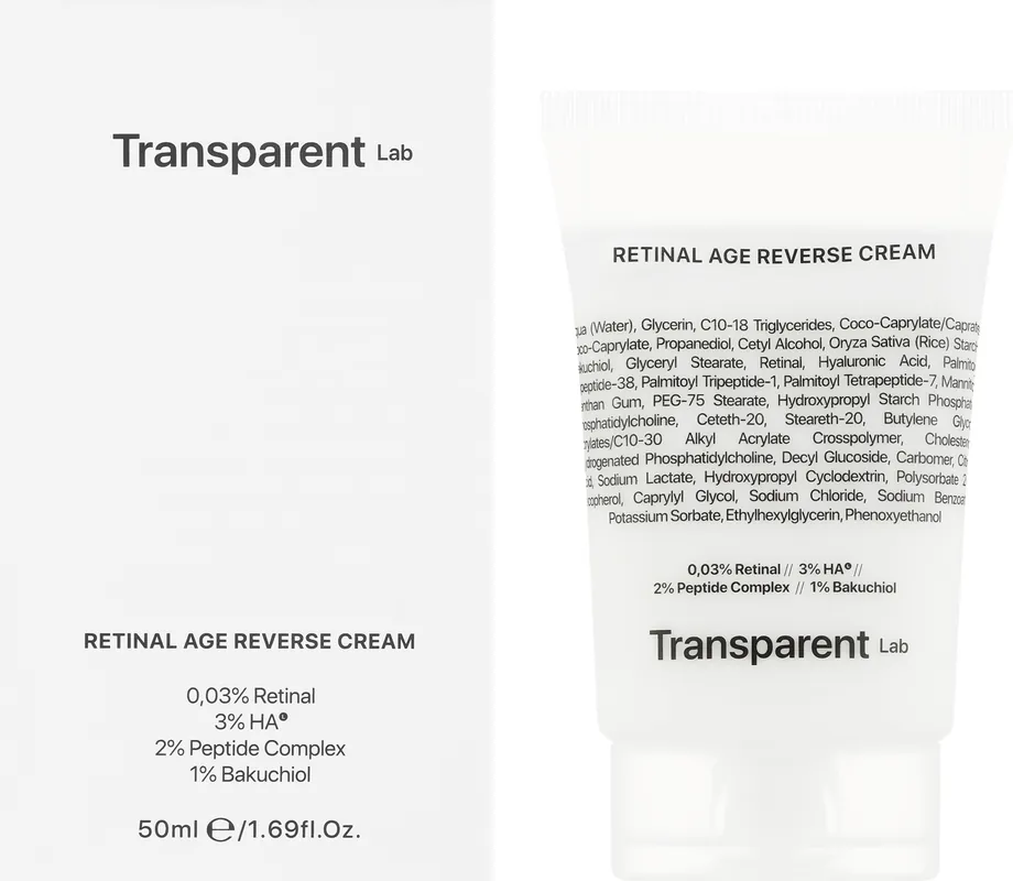 Anti-Aging Face Cream with Retinal & Bakuchiol