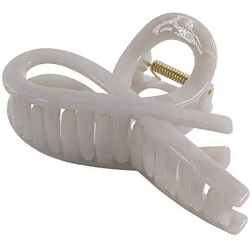 Hair Clip 'Crab', Gray Bow - Accessories
