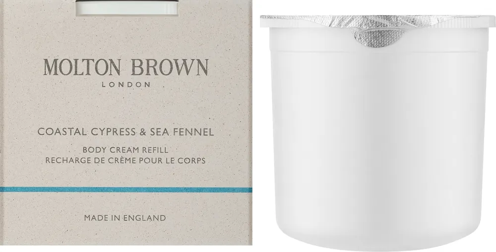 Molton Brown Coastal Cypress & Sea Fennel Refill Body Cream - Bath and Body