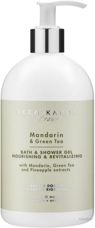 Acca Kappa Mandarin & Green Tea Douche Gel - Bath and Body